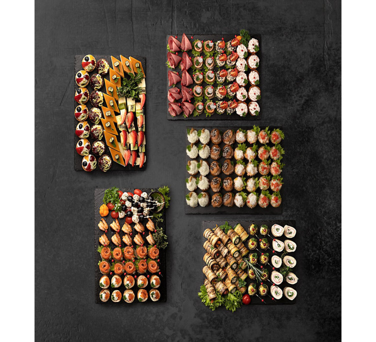 Сет №19. Канапе + Рулетики + Тарталетки + Сладкое (194 шт. на 20-30 гостей)