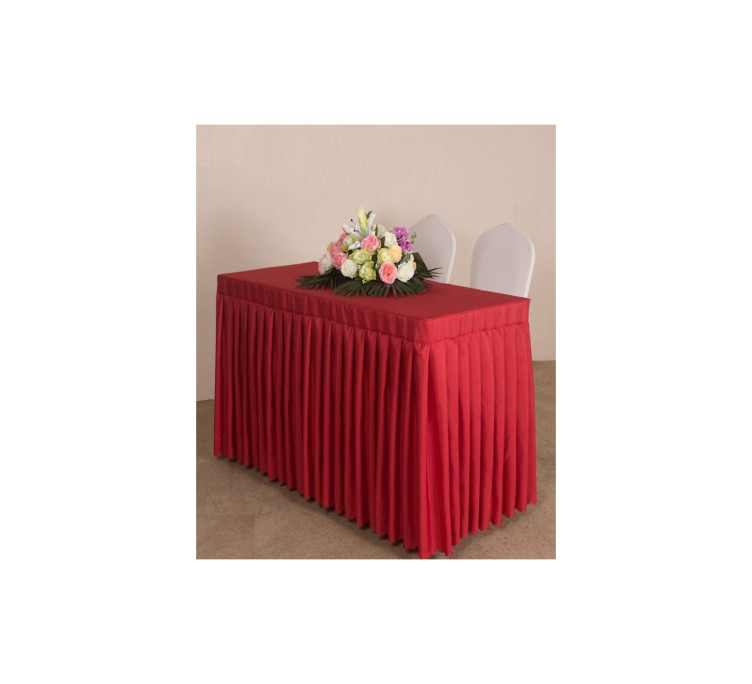 Текстиль. Юбка фуршетная красная