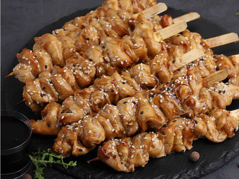 Шашлычок из курицы в соусе Терияки 
