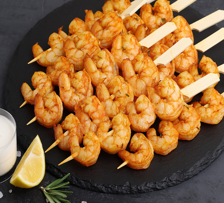 Креветки на гриле 