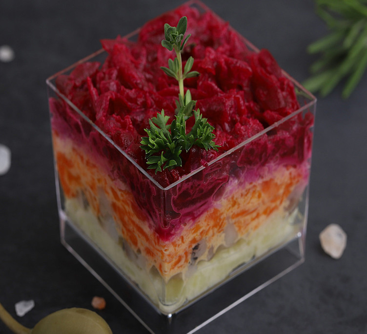 Мини «Сельдь под шубой»