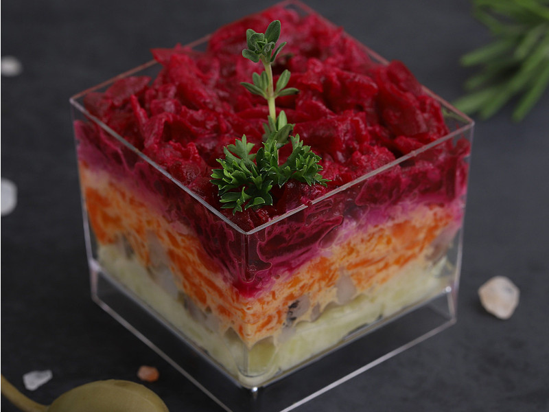 Мини «Сельдь под шубой»