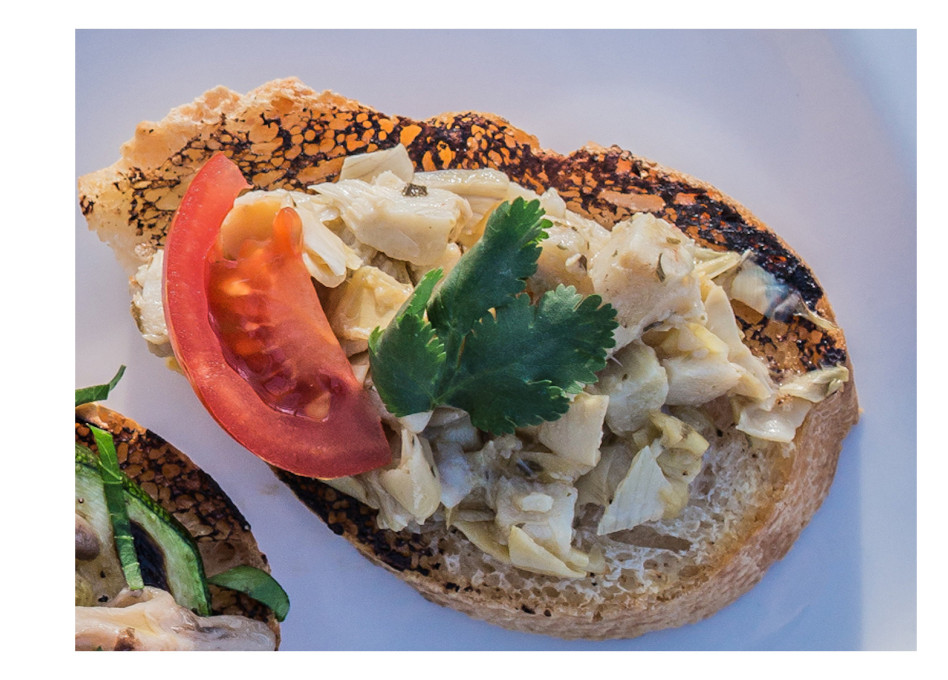 Брускетта с артишоками (30 г)