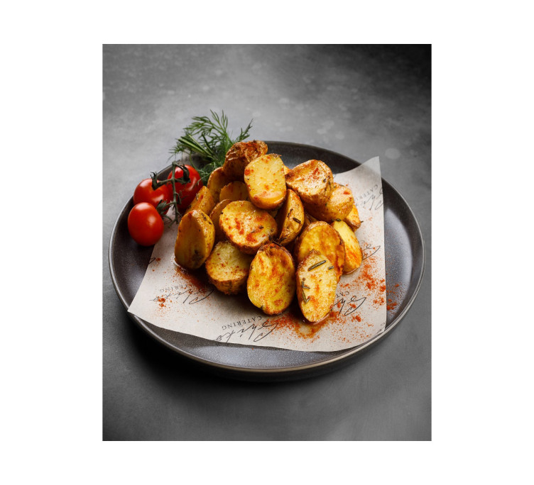 Печеный картофель-бэйби с паприкой и розмарином 