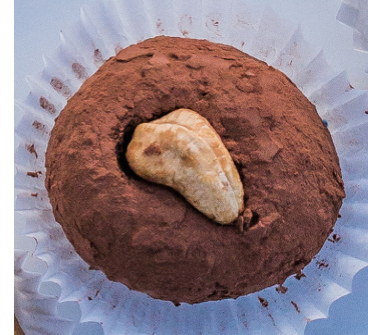 Трюфель с киноа 