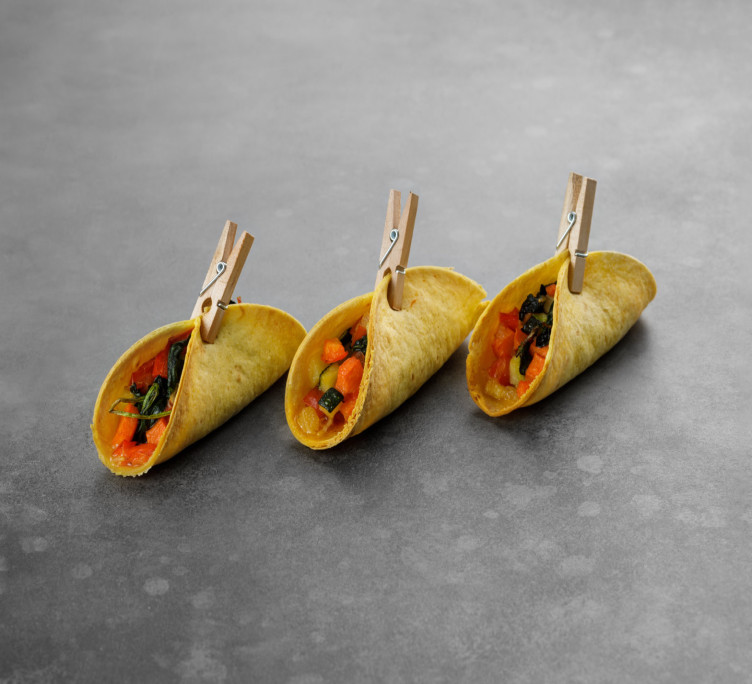 Мини-тако с овощами 