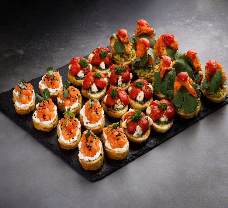 Ассорти брускетт Сет №1 (24 шт., 3 вида)