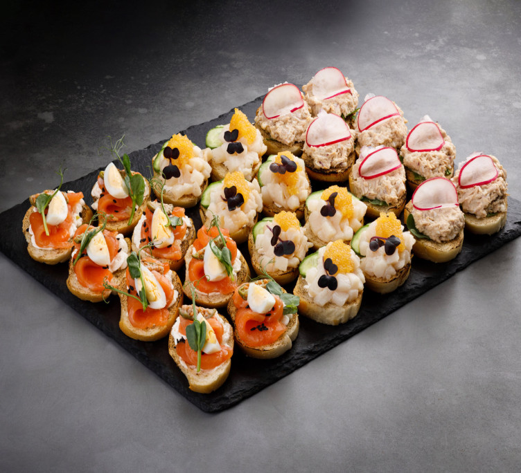 Ассорти брускетт Сет №2 (24 шт., 3 вида) 