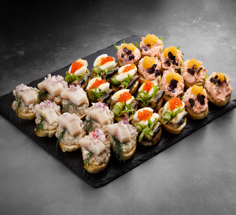 Ассорти брускетт Сет №3 (24 шт., 3 вида) 