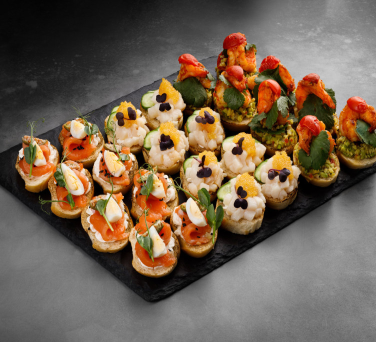 Ассорти брускетт Сет №4 (24 шт., 3 вида)