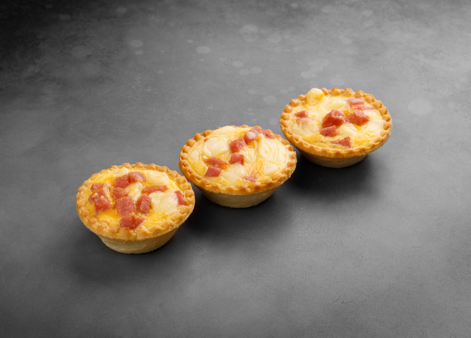 Киш с ветчиной и перцем