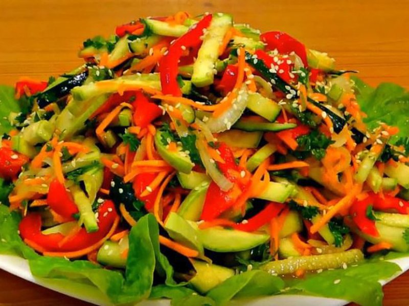 Салат без свежих овощей