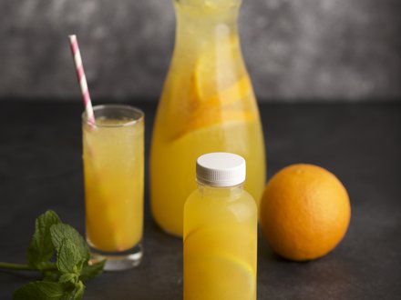 Лимонад цитрусовый со свежевыжатым соком